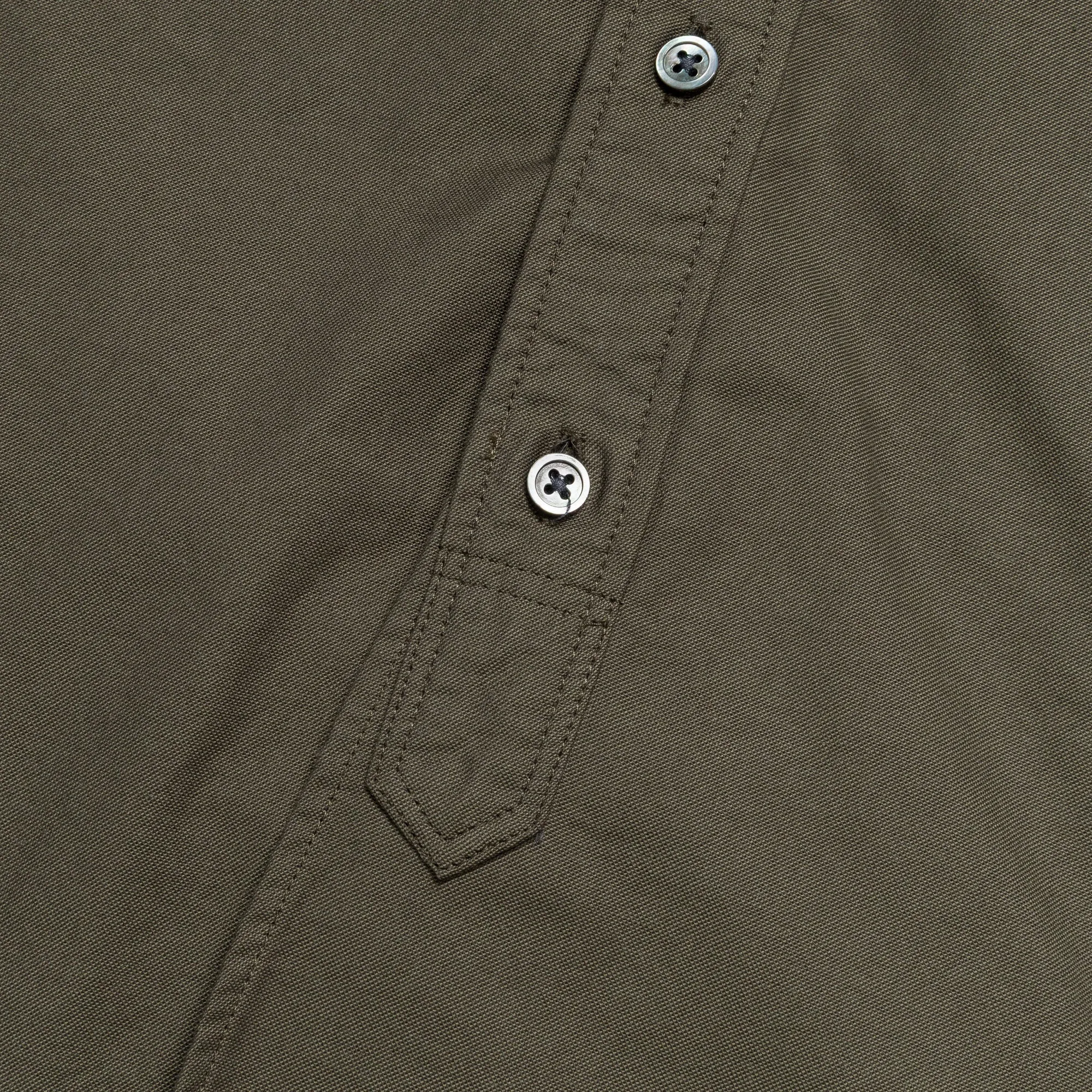 19th Century BD Shirt - Olive Cotton Oxford