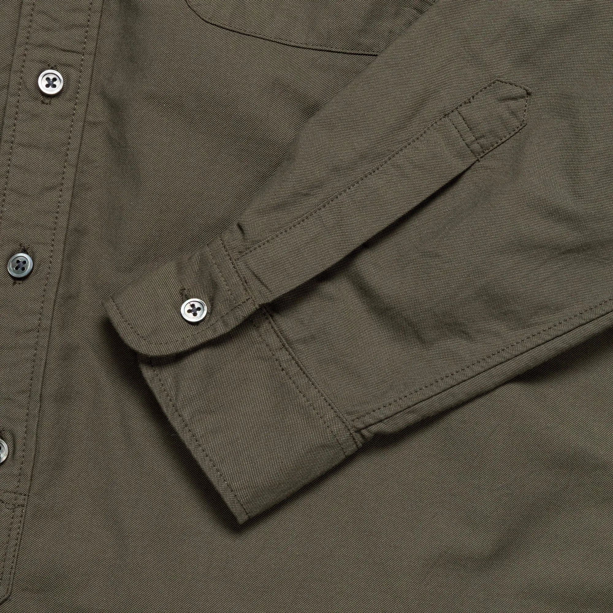 19th Century BD Shirt - Olive Cotton Oxford