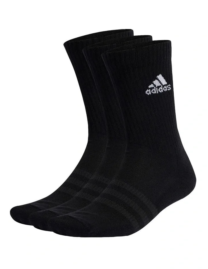 Adidas Crew Sock 3 Pack - Black