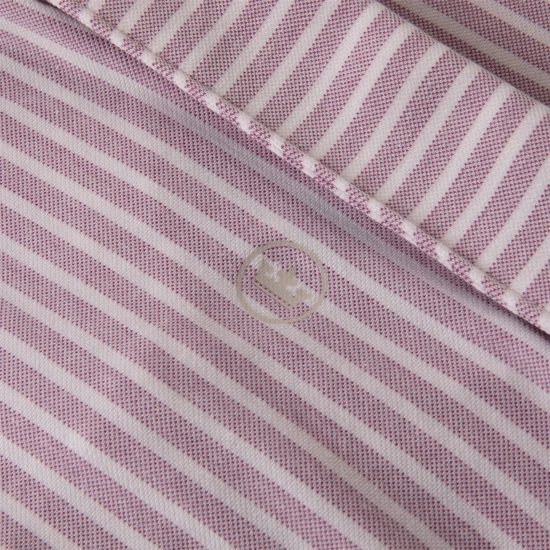 Albatross Cotton Blend Stripe Pique Polo Valencia - SS24