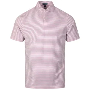 Albatross Cotton Blend Stripe Pique Polo Valencia - SS24