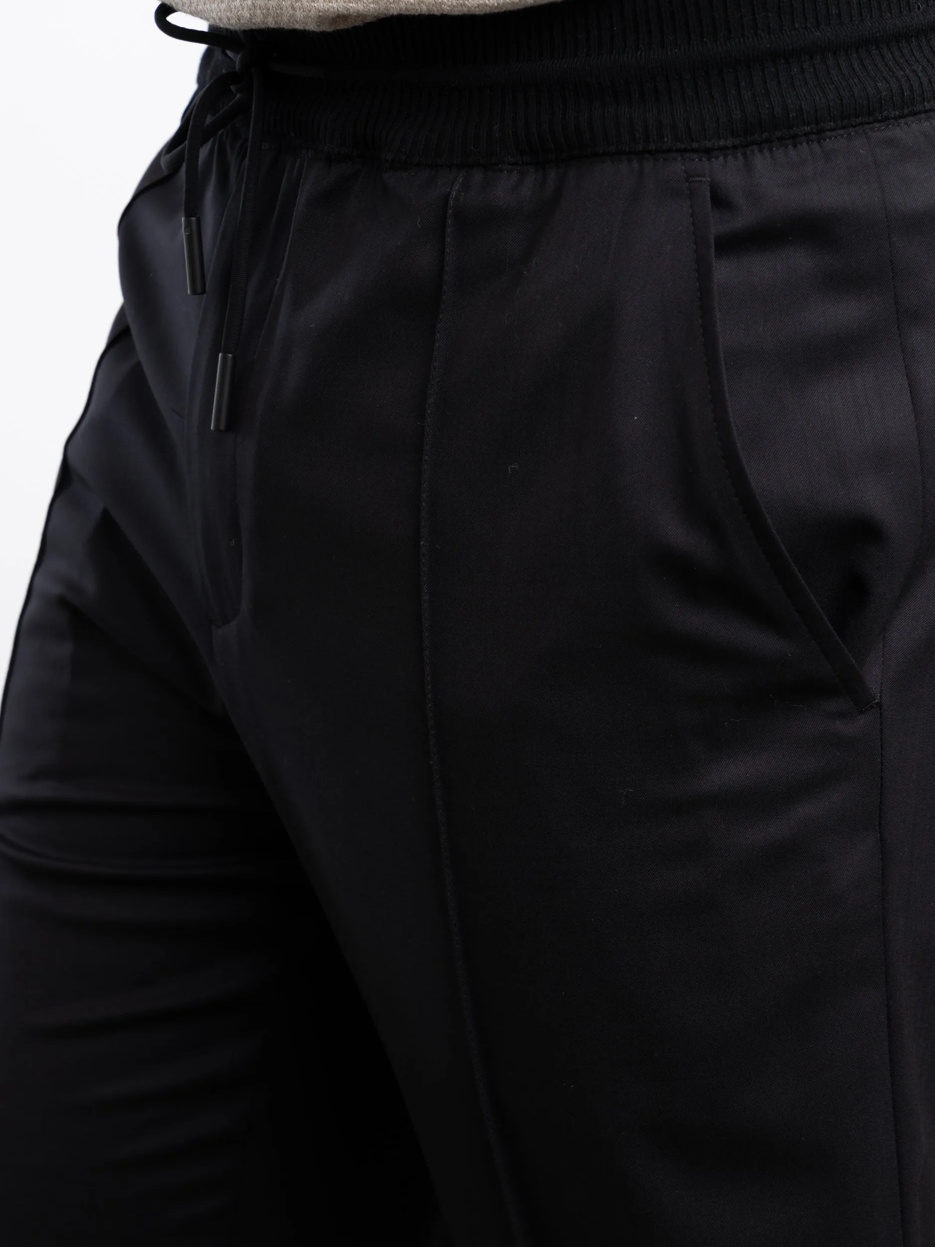 Black High Performance™ Wool Joggers