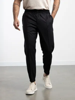 Black High Performance™ Wool Joggers