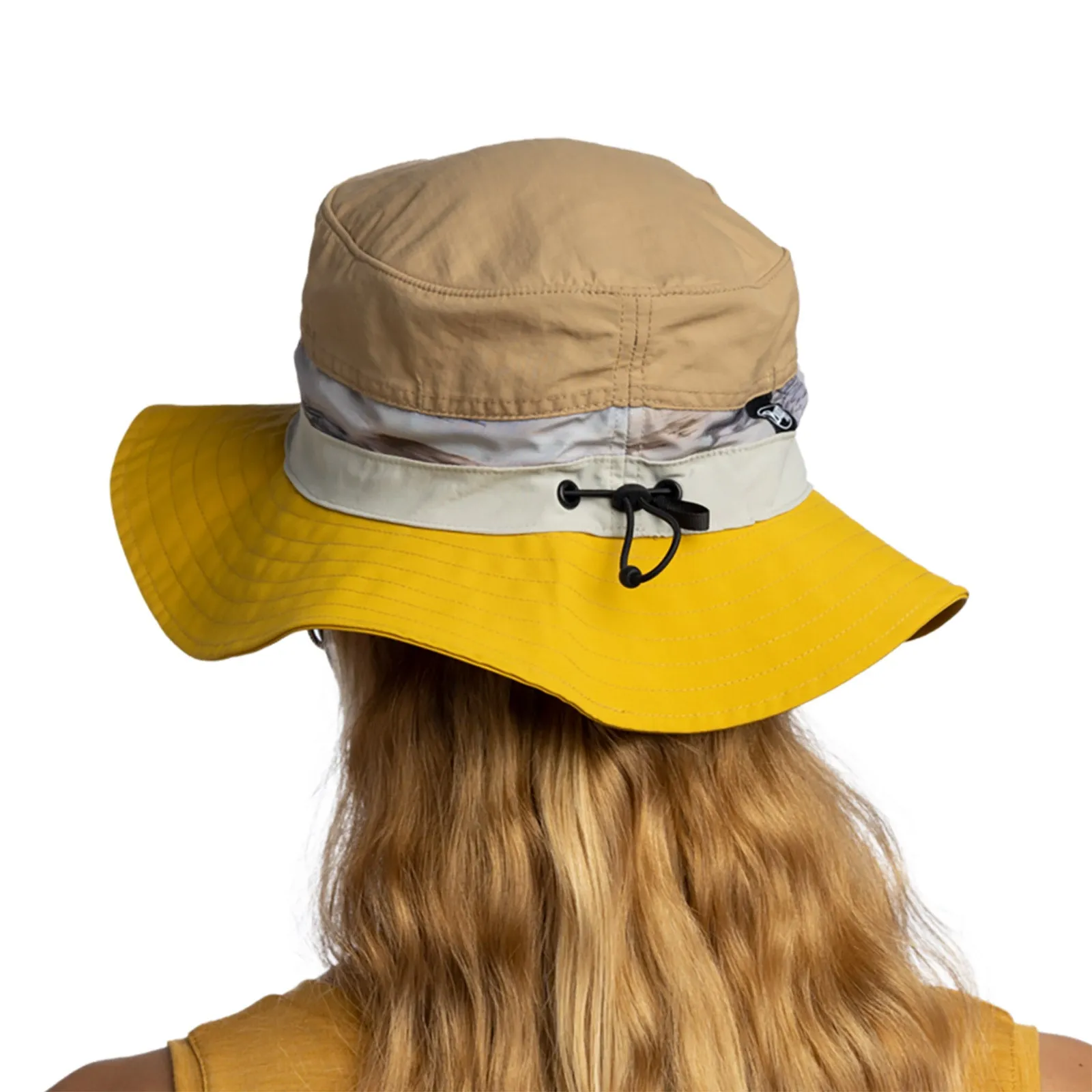 Buff Unisex Explore UPF 50 Outdoor Walking Sun Booney Bucket Hat - Fawn