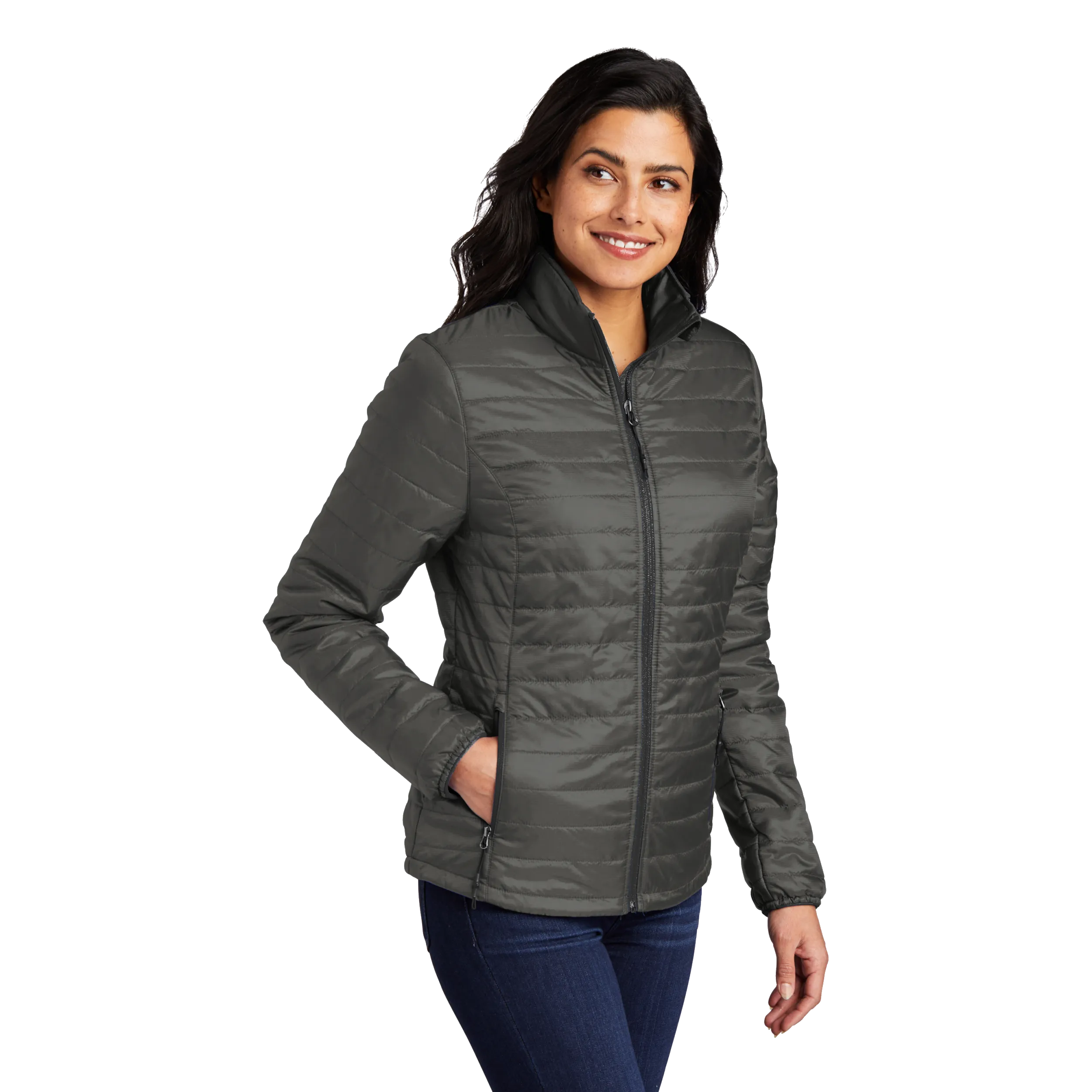 C2241W Ladies Packable Puffy Jacket