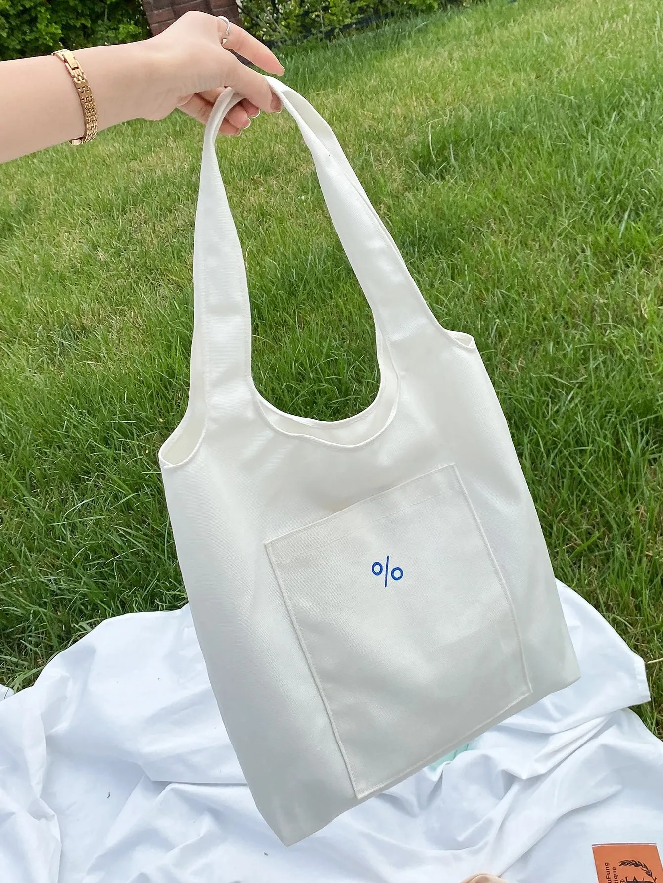 Canvas Shopper Bag