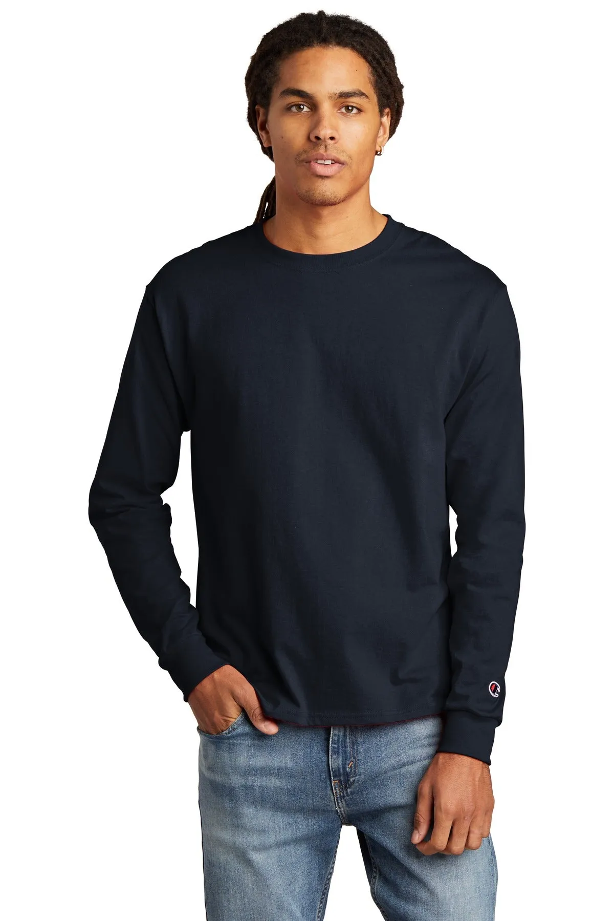 Champion Heritage 5.2-Oz. Jersey Long Sleeve Tee CC8C