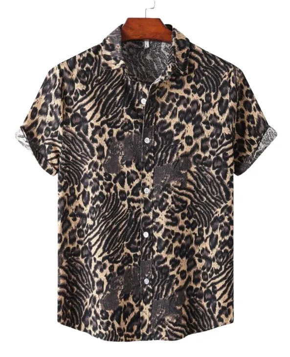 Cheetah Print party Shirt (More Colors)