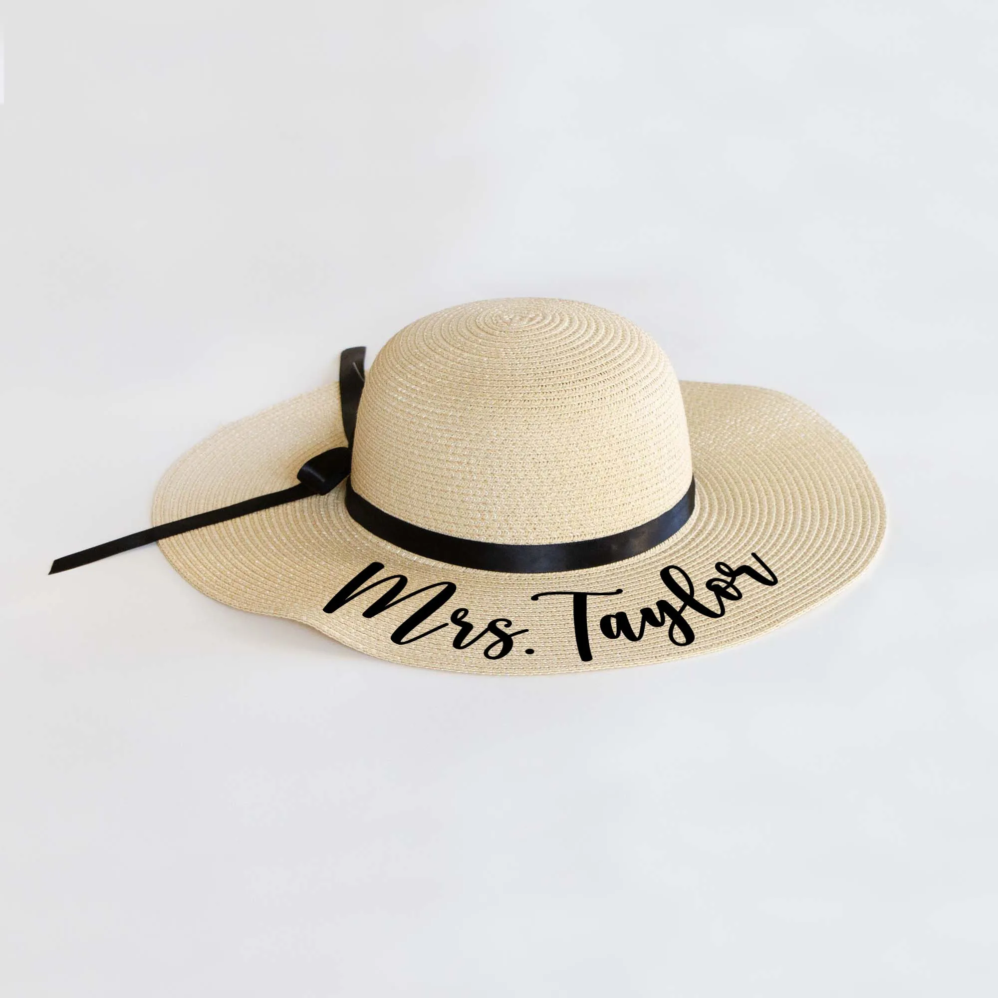 Custom Sun Hat for Brides