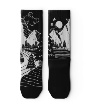 Dark 'N Light Crew Socks