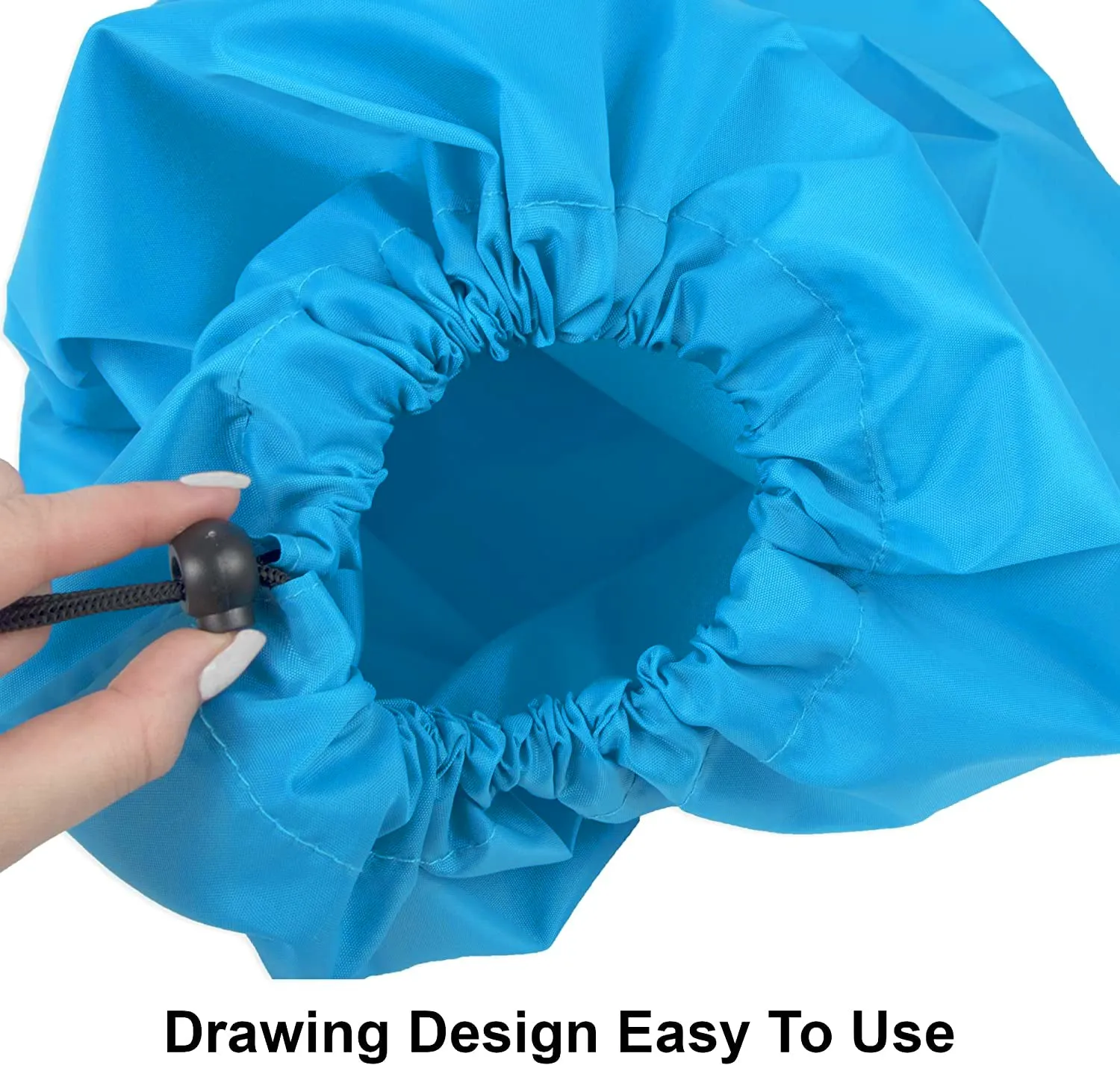 Drawstring Laundry Bag 2-Pack - Blue