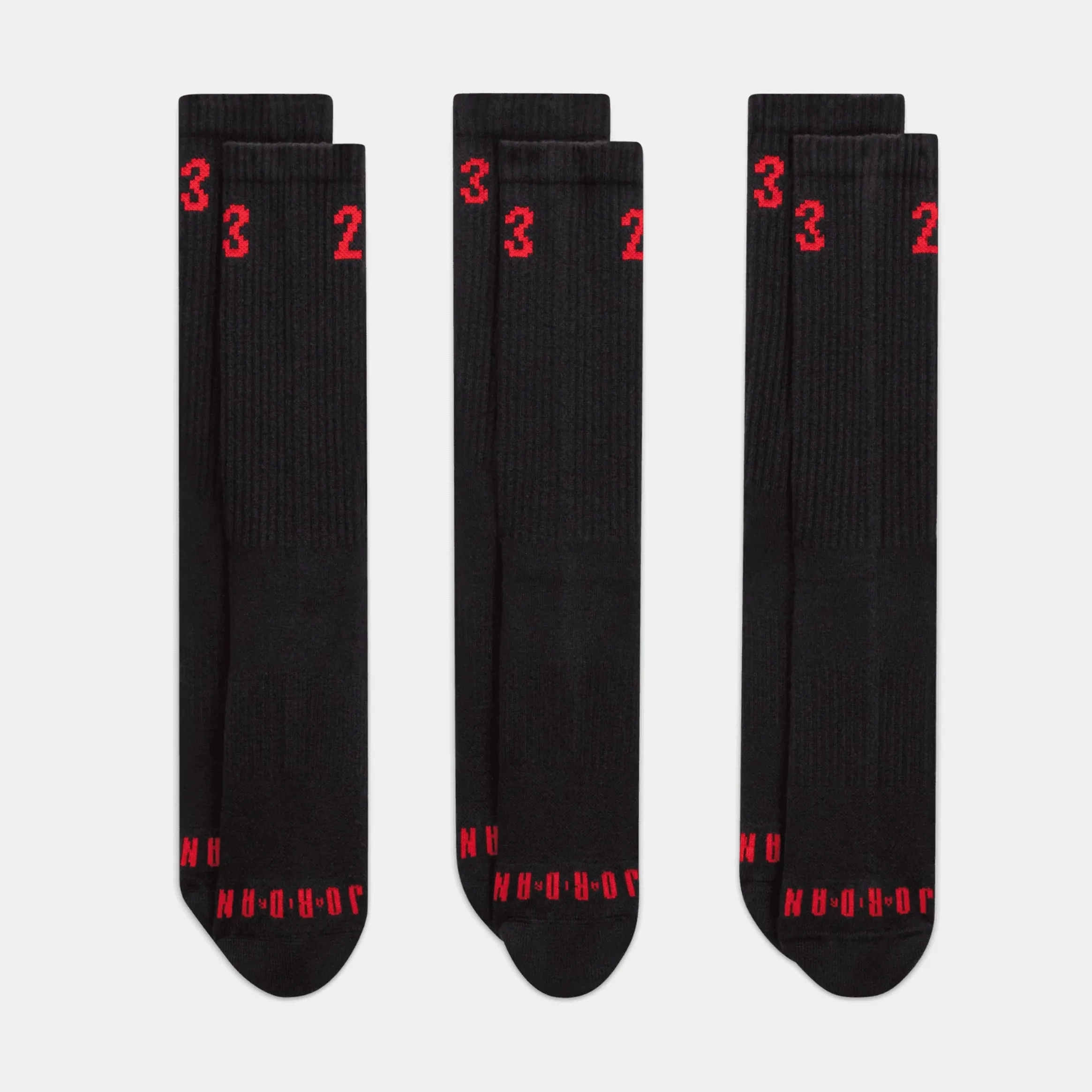 Essentials Crew Socks Mens Socks (Black)