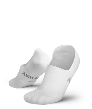 Flagship No Show Socks White