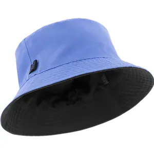 FXR 241946-4010-00 Side Star Bucket Hat Reversible Woven Multi-Stitch Brim Tranquil Blue