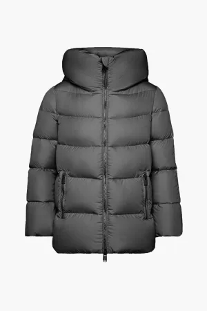 Girls Down Jacket ADD Down Hooded A-Line (Size 4 left)