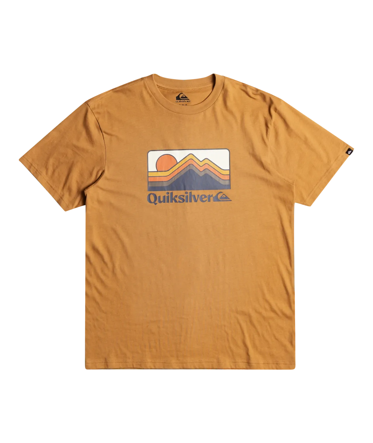 Gradient Mountains T-Shirt in Bone Brown