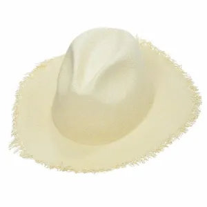 GUADALUPE PANAMA DESMECHADO HAT - WHITE