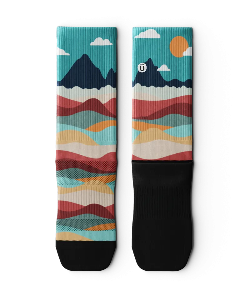 Head In The Clouds Crew Socks