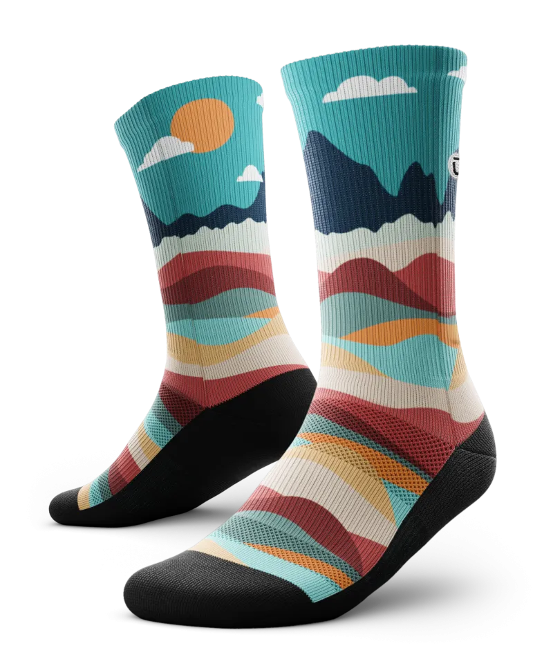 Head In The Clouds Crew Socks