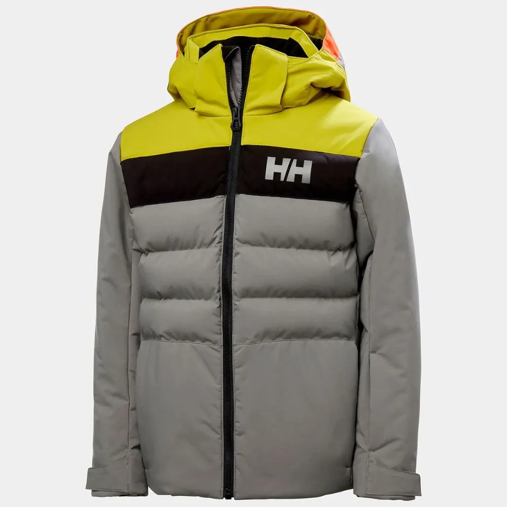 Helly Hansen Youth Boys Cyclone Ski Jacket - Concrete