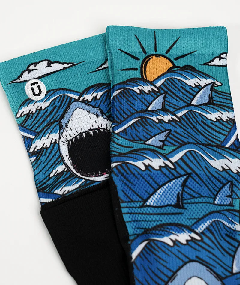 Jaws Quarter Socks