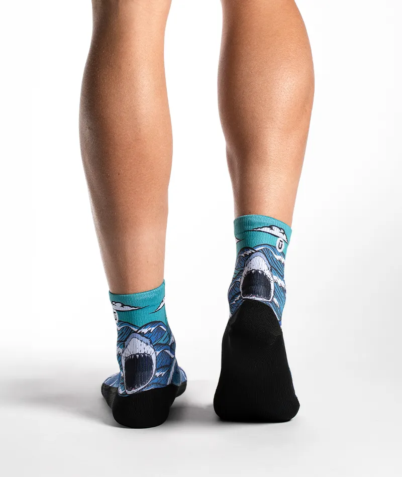 Jaws Quarter Socks