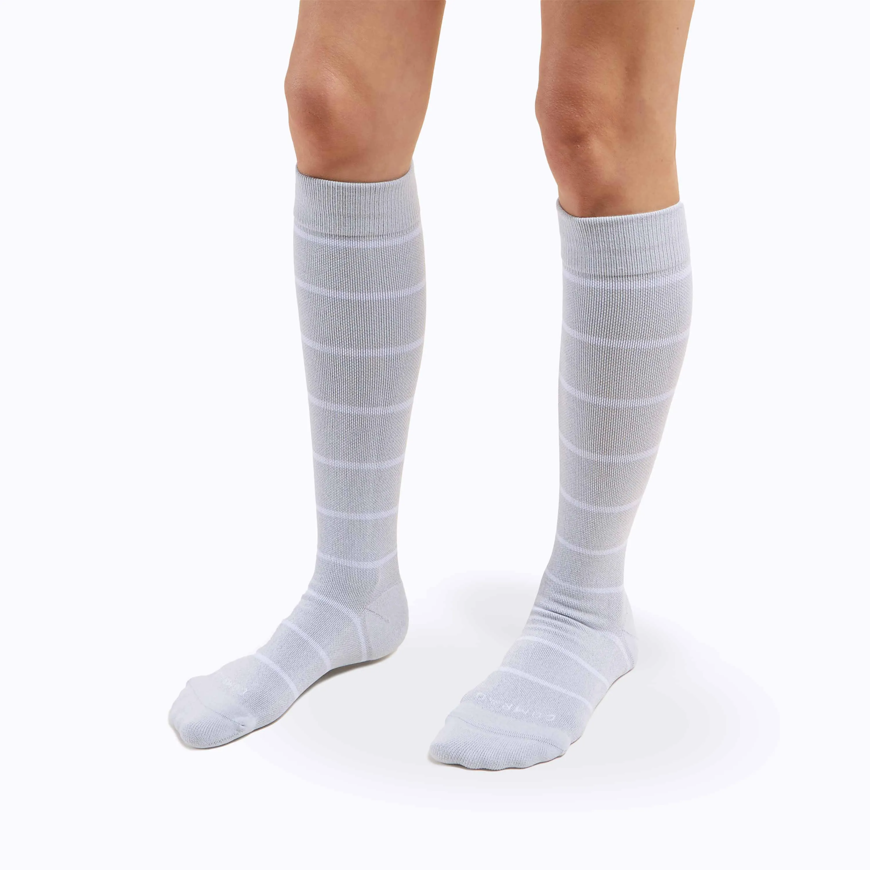 Knee-High Compression Socks – Stripes