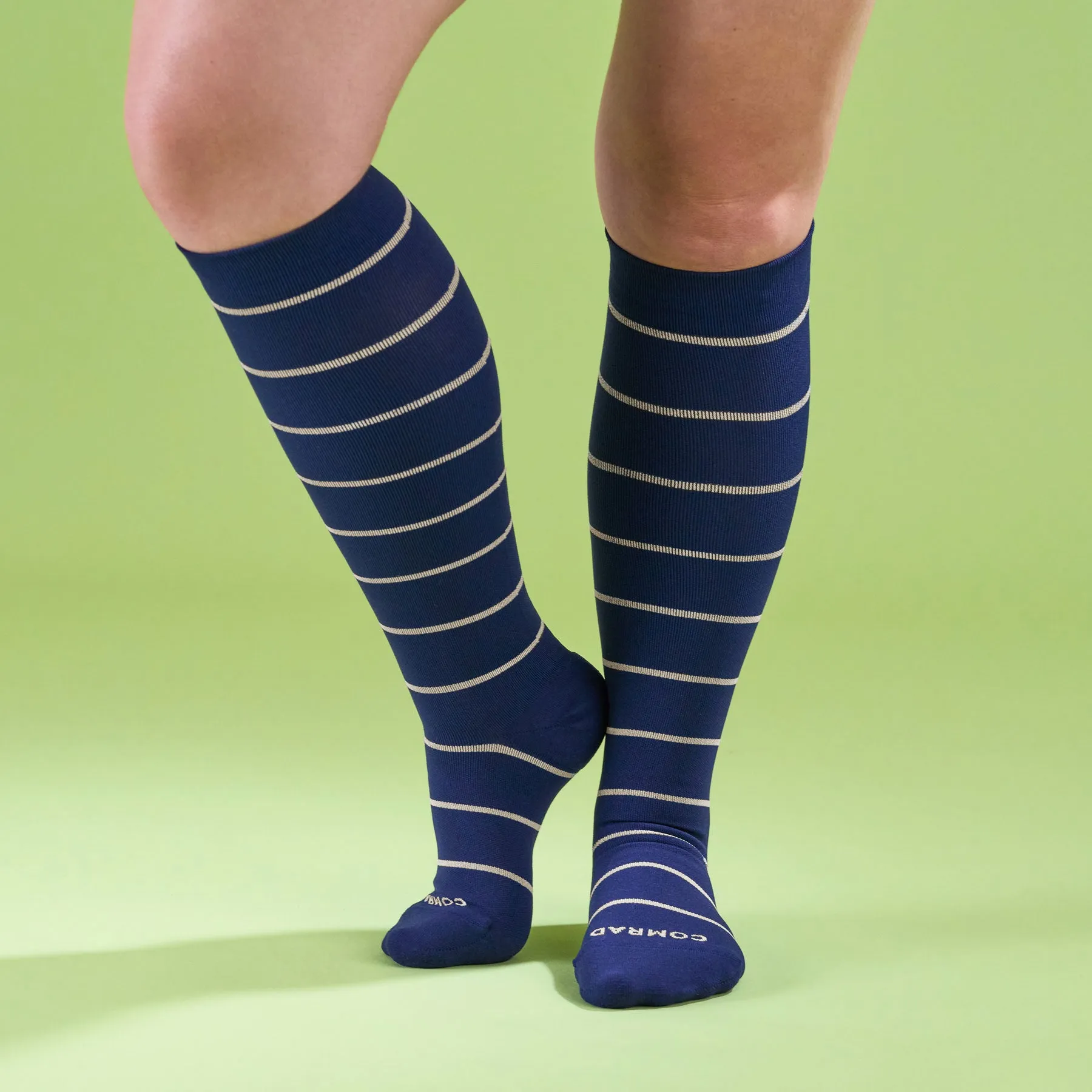 Knee-High Compression Socks – Stripes