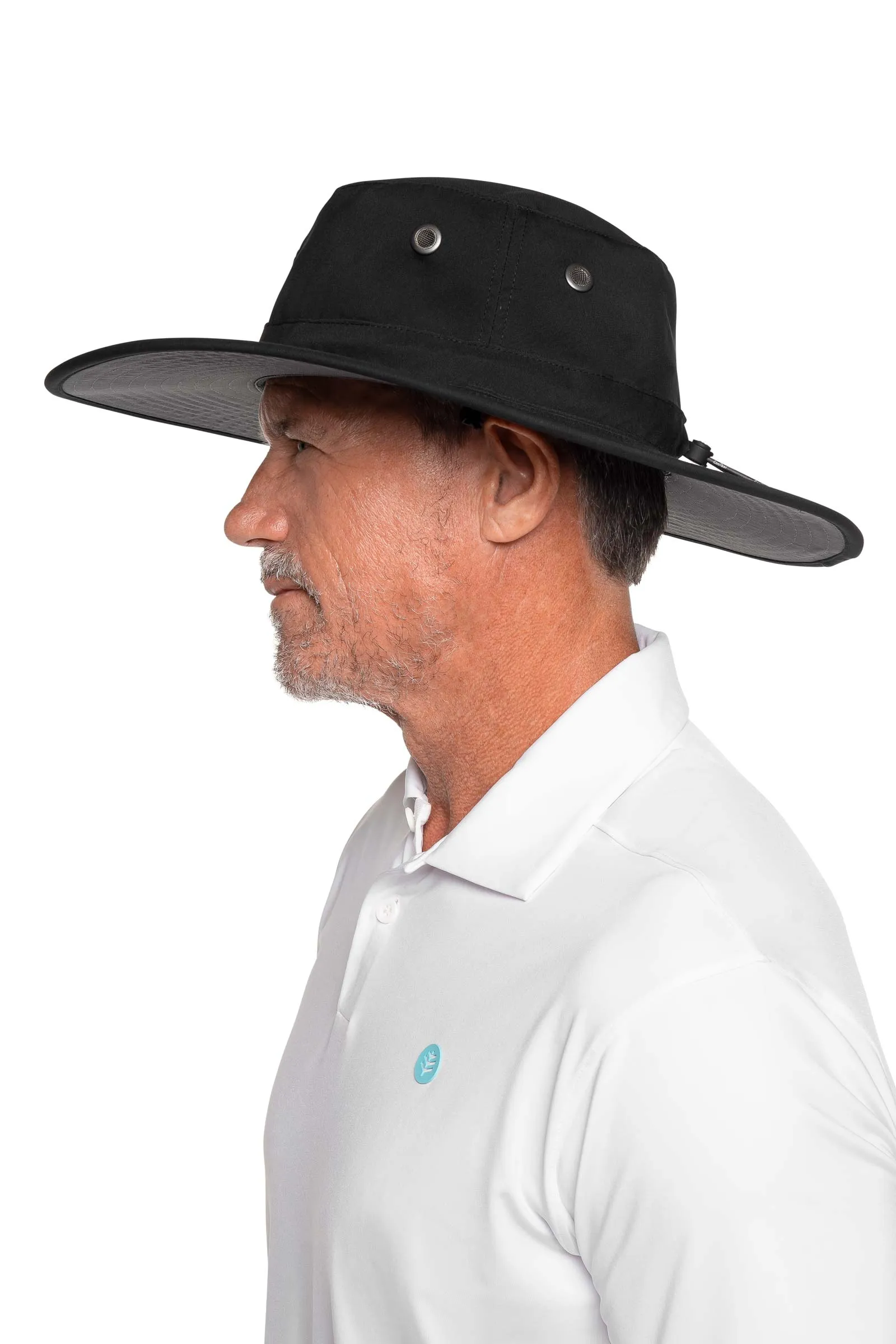 Leo Shapeable Wide Brim Hat | Black