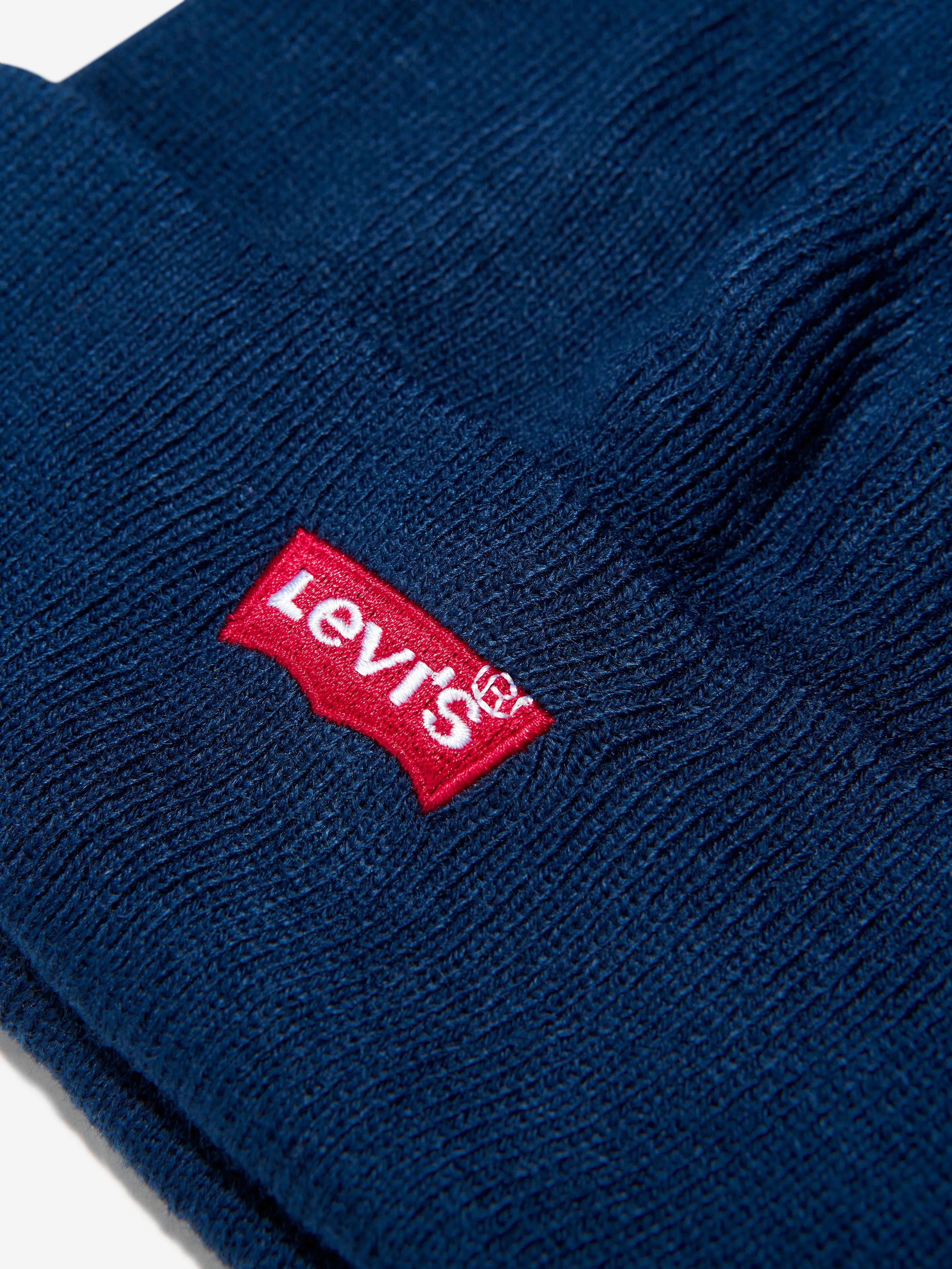 Levi's Wear Kids Hat And Gloves Set