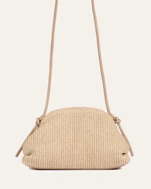 MALLORY CROSS BODY BAG NATURAL WOVEN