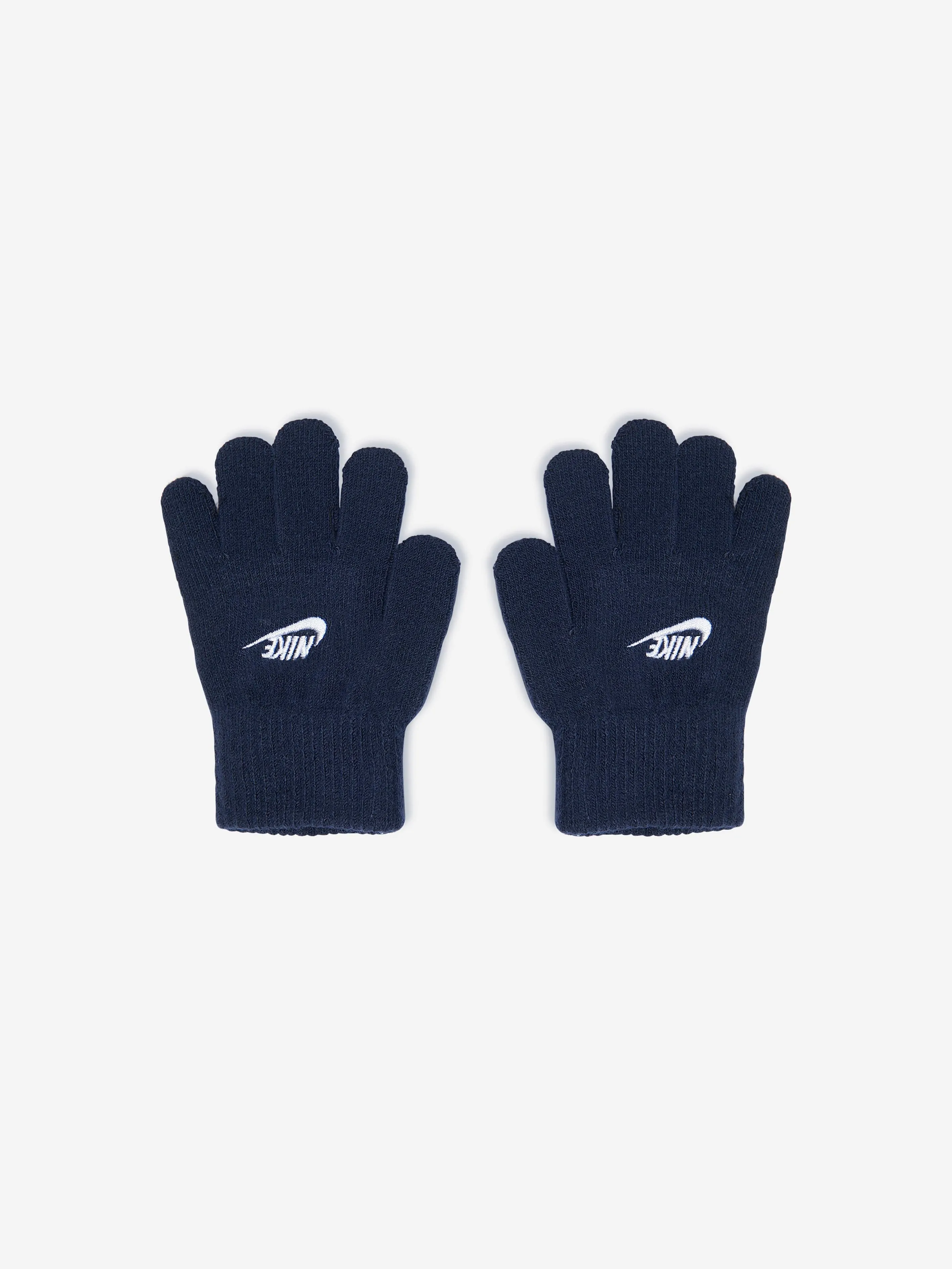 Nike Boys Futura Beanie Hat And Gloves Set in Navy