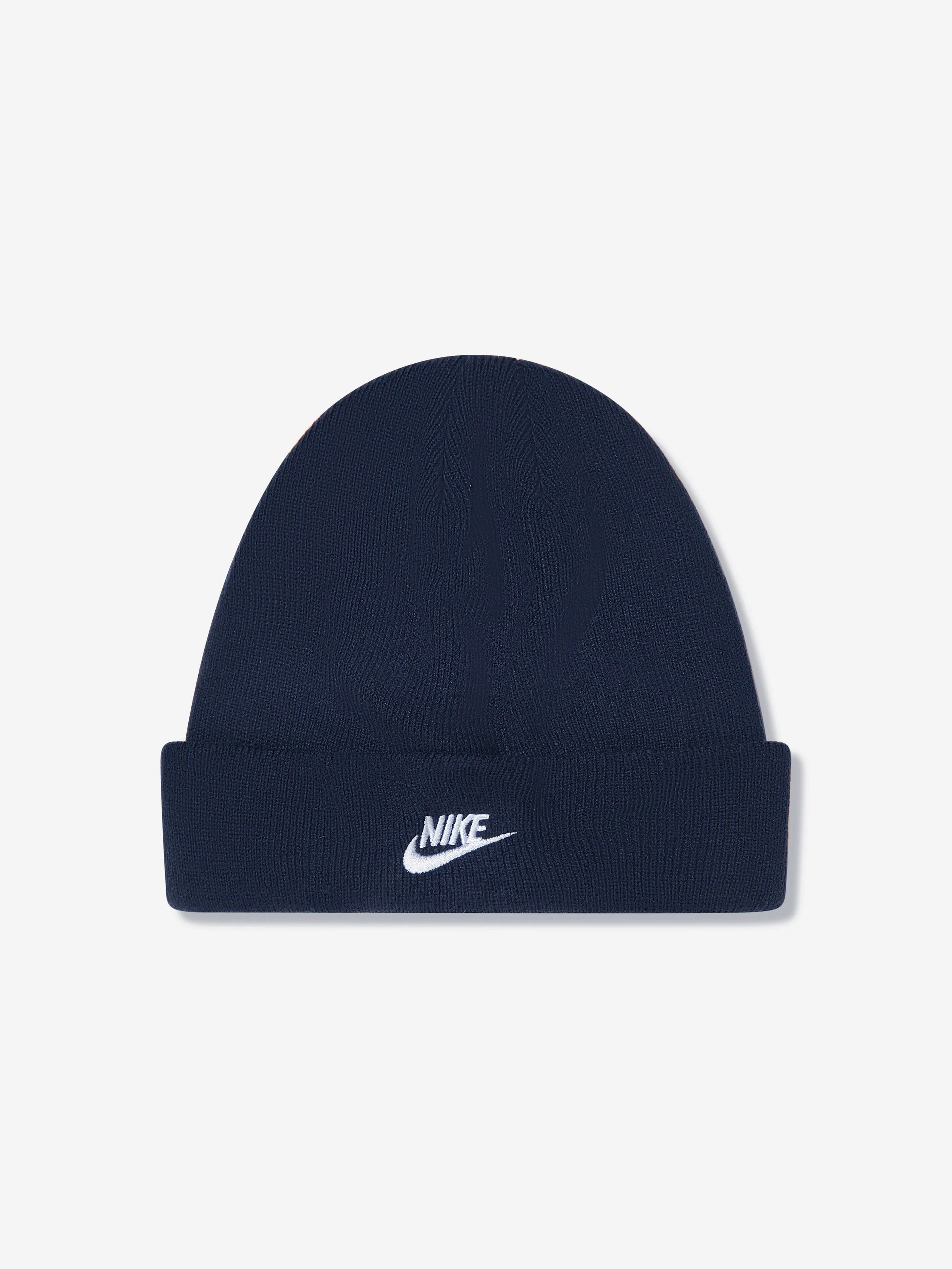 Nike Boys Futura Beanie Hat And Gloves Set in Navy