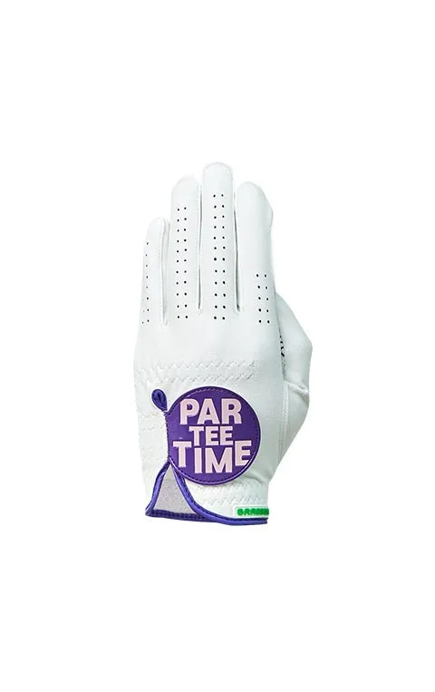 Par Tee Time Purple Golf Glove