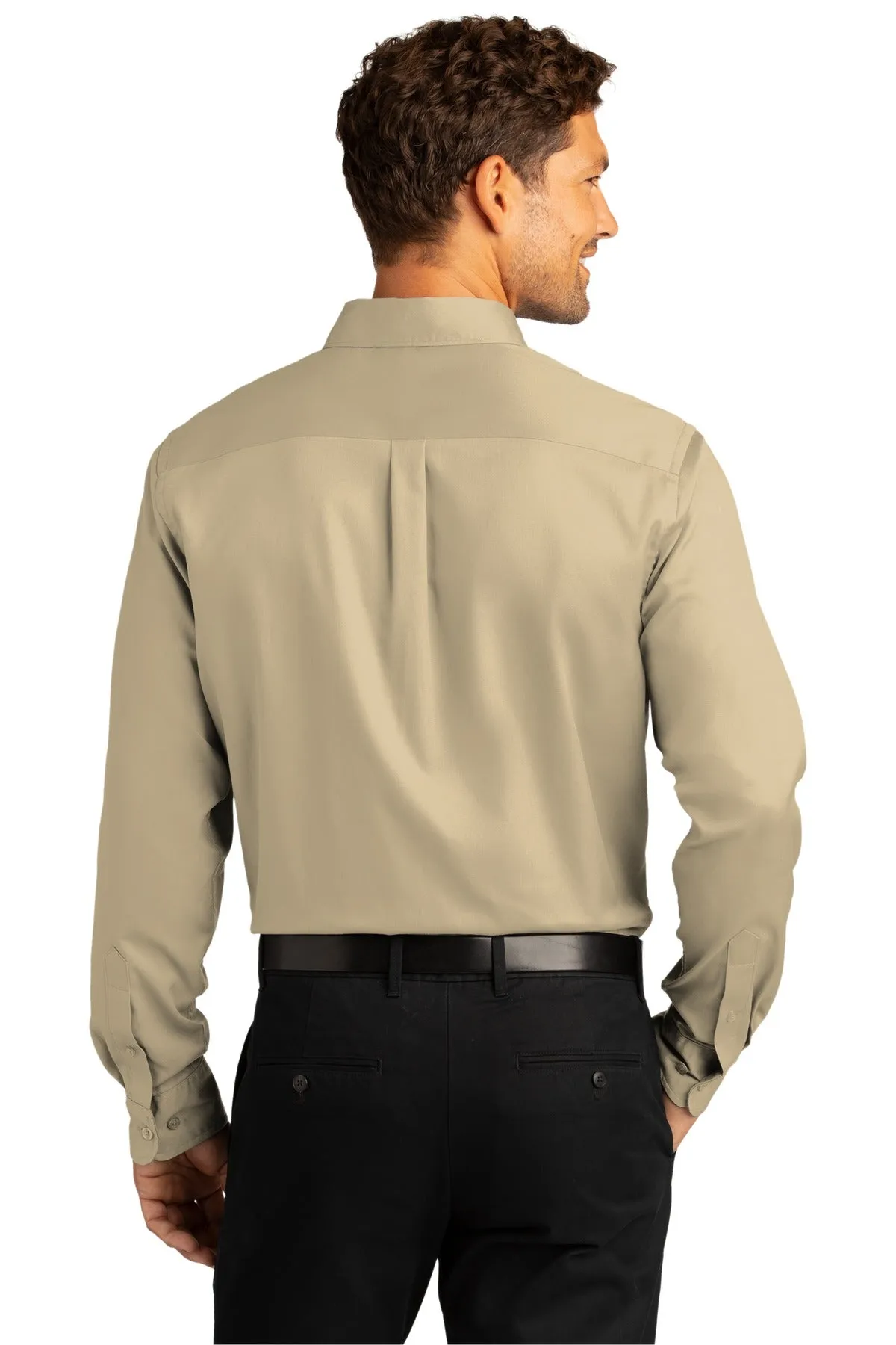 Port Authority Long Sleeve SuperPro React™ Twill Shirt. W808