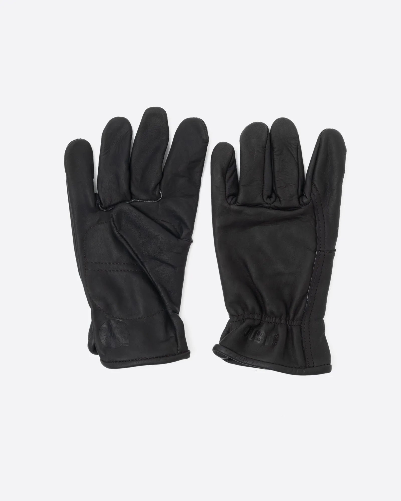 Power Gloves Leather Black