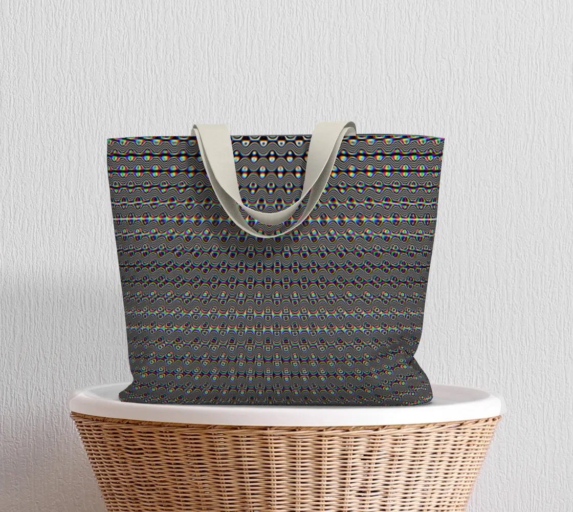 Psych Waves | Tote Bage | PatternNerd