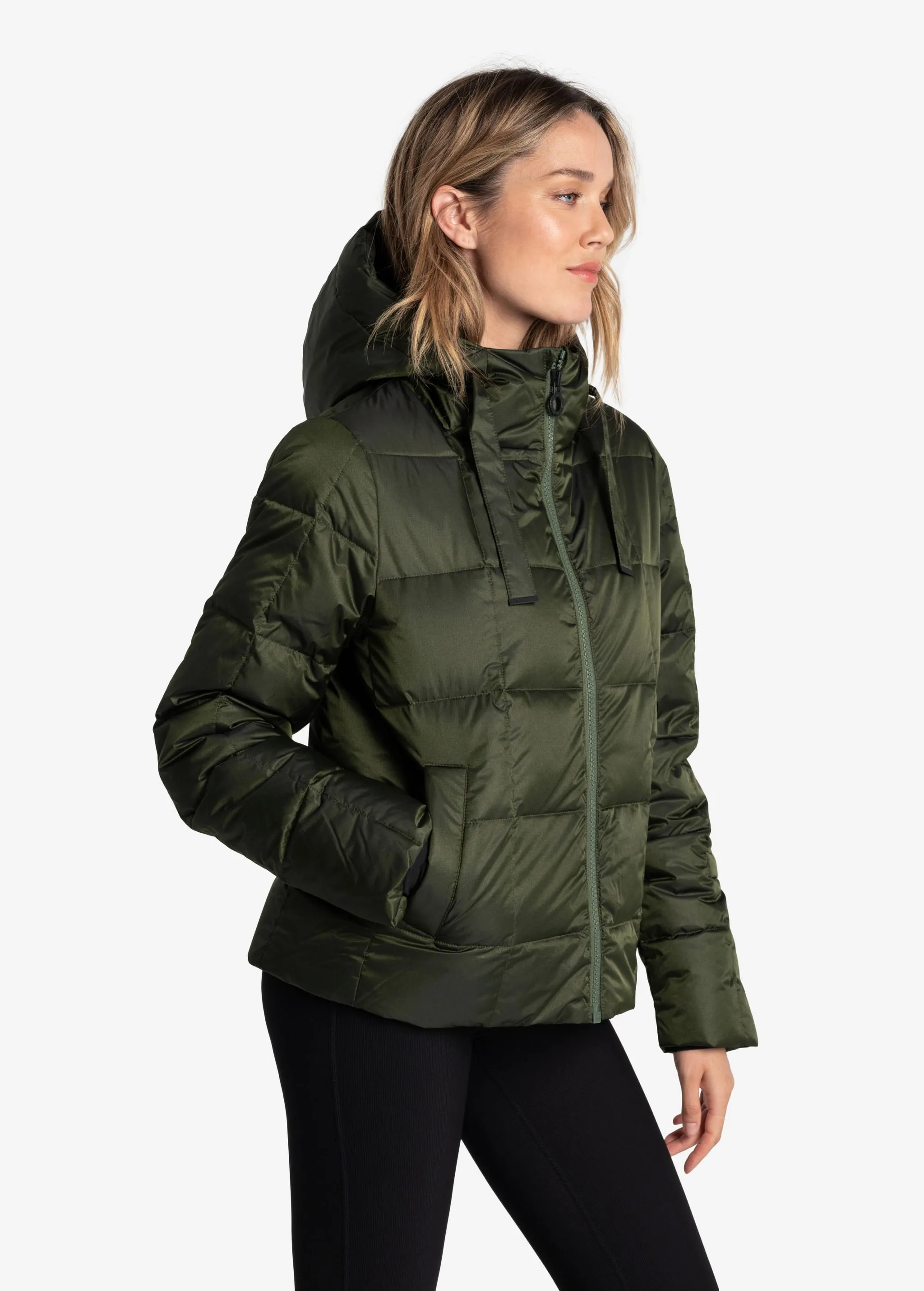 Puffy Shimmer Tech Winter Down Jacket