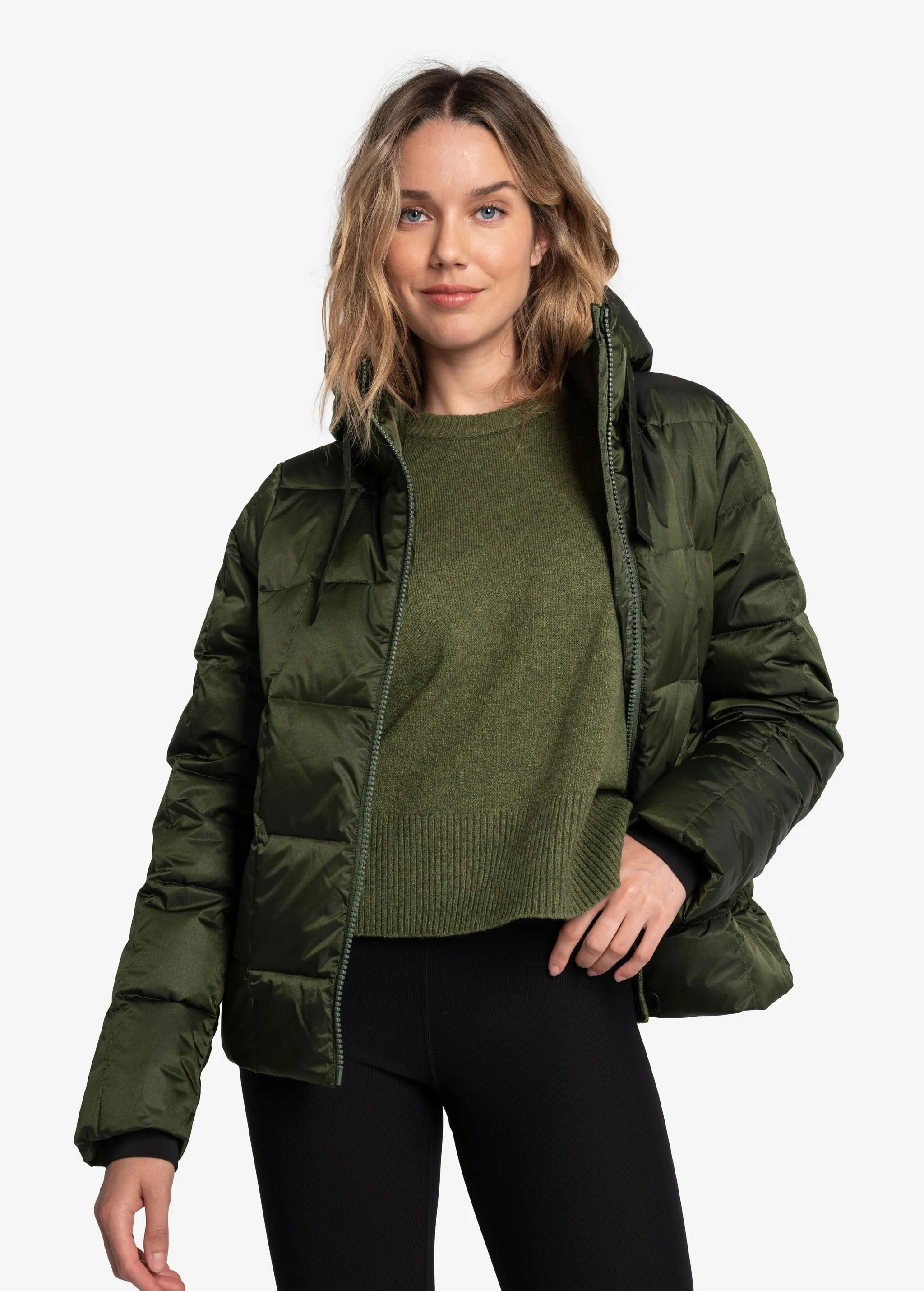 Puffy Shimmer Tech Winter Down Jacket