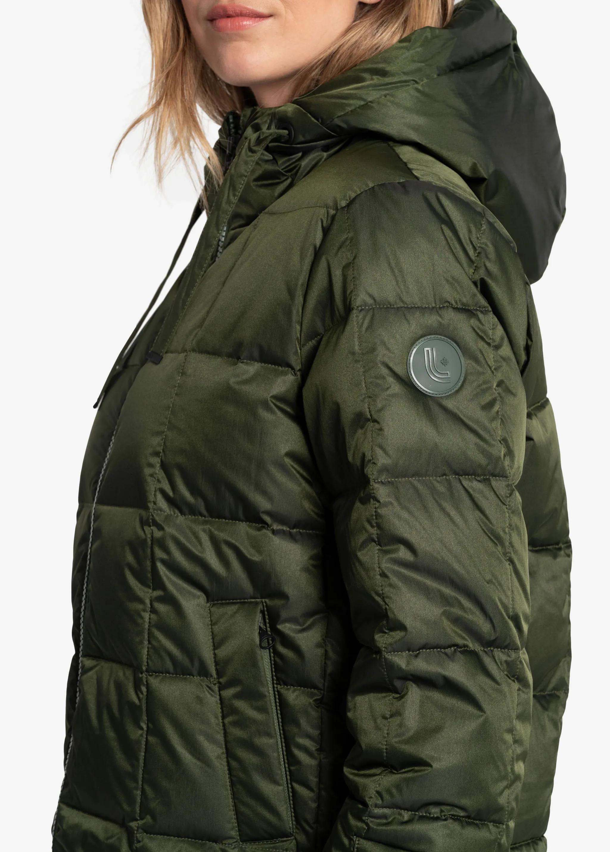 Puffy Shimmer Tech Winter Down Jacket