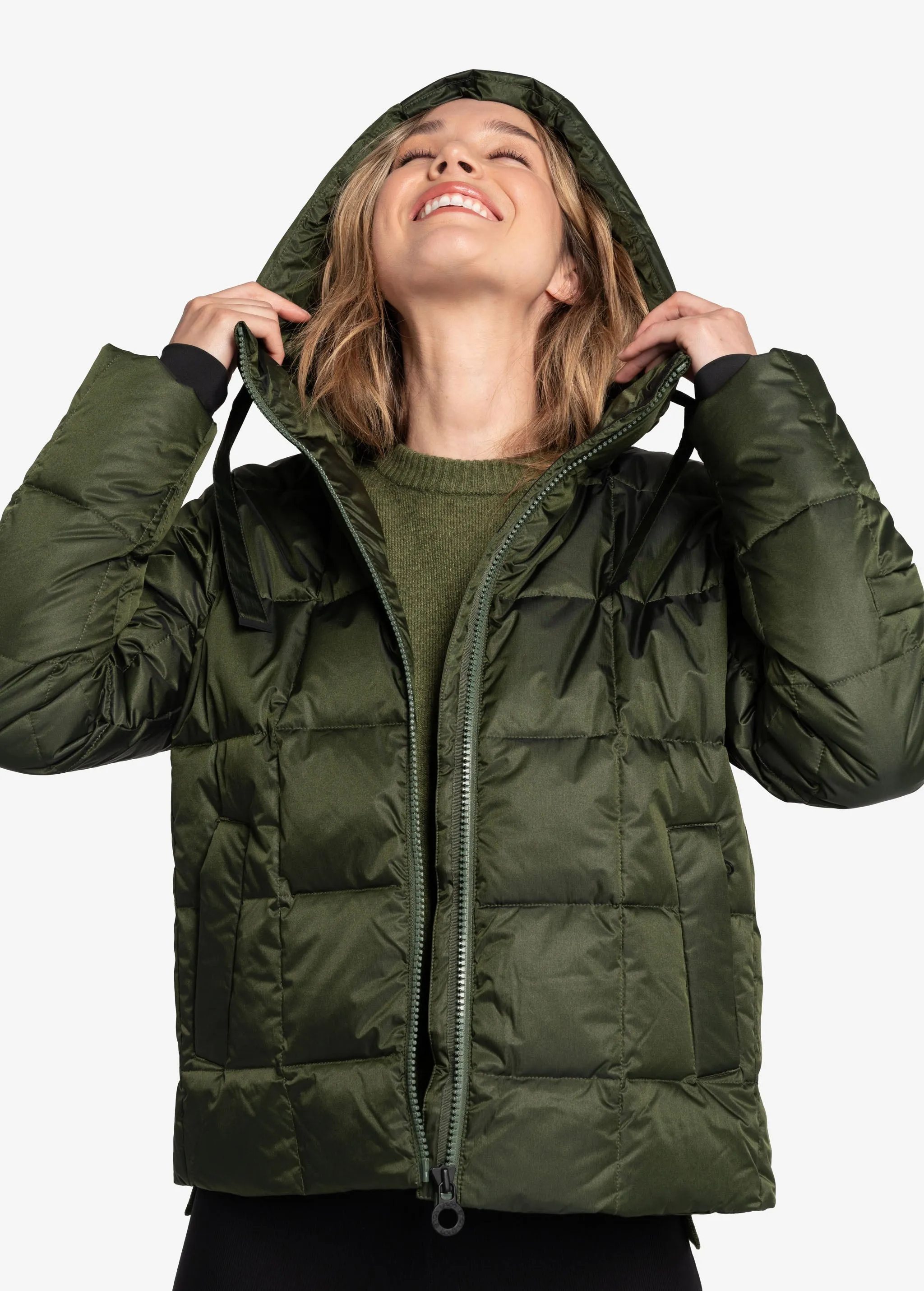 Puffy Shimmer Tech Winter Down Jacket