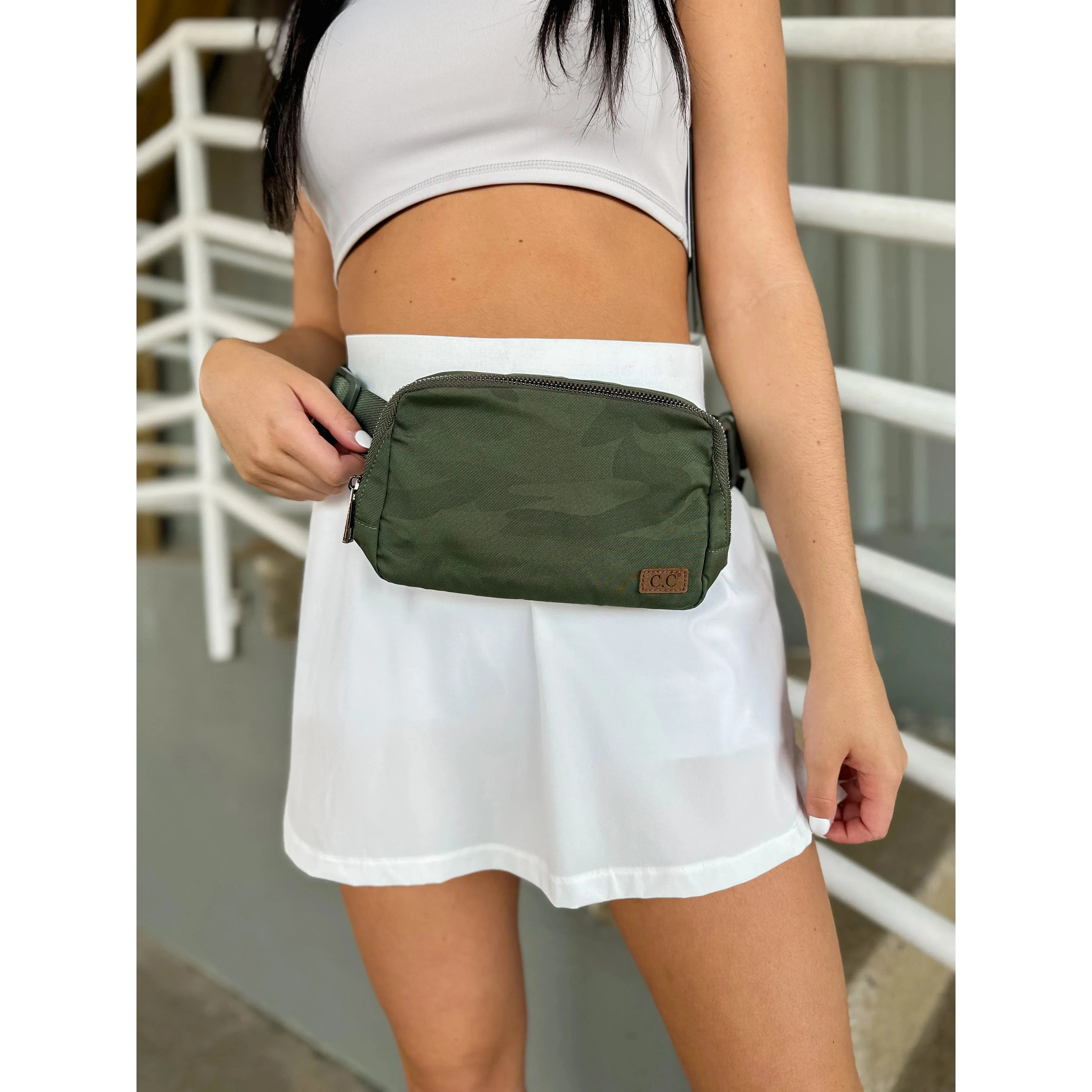 *PVM* Camo CC Belt Bag (Olive)