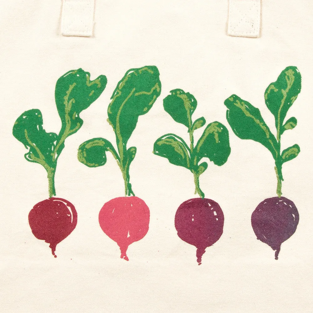 Radishes Jumbo Zip Tote Bag