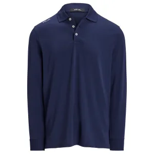 RLX Lounge Jersey LS Polo Refined Navy - 2025