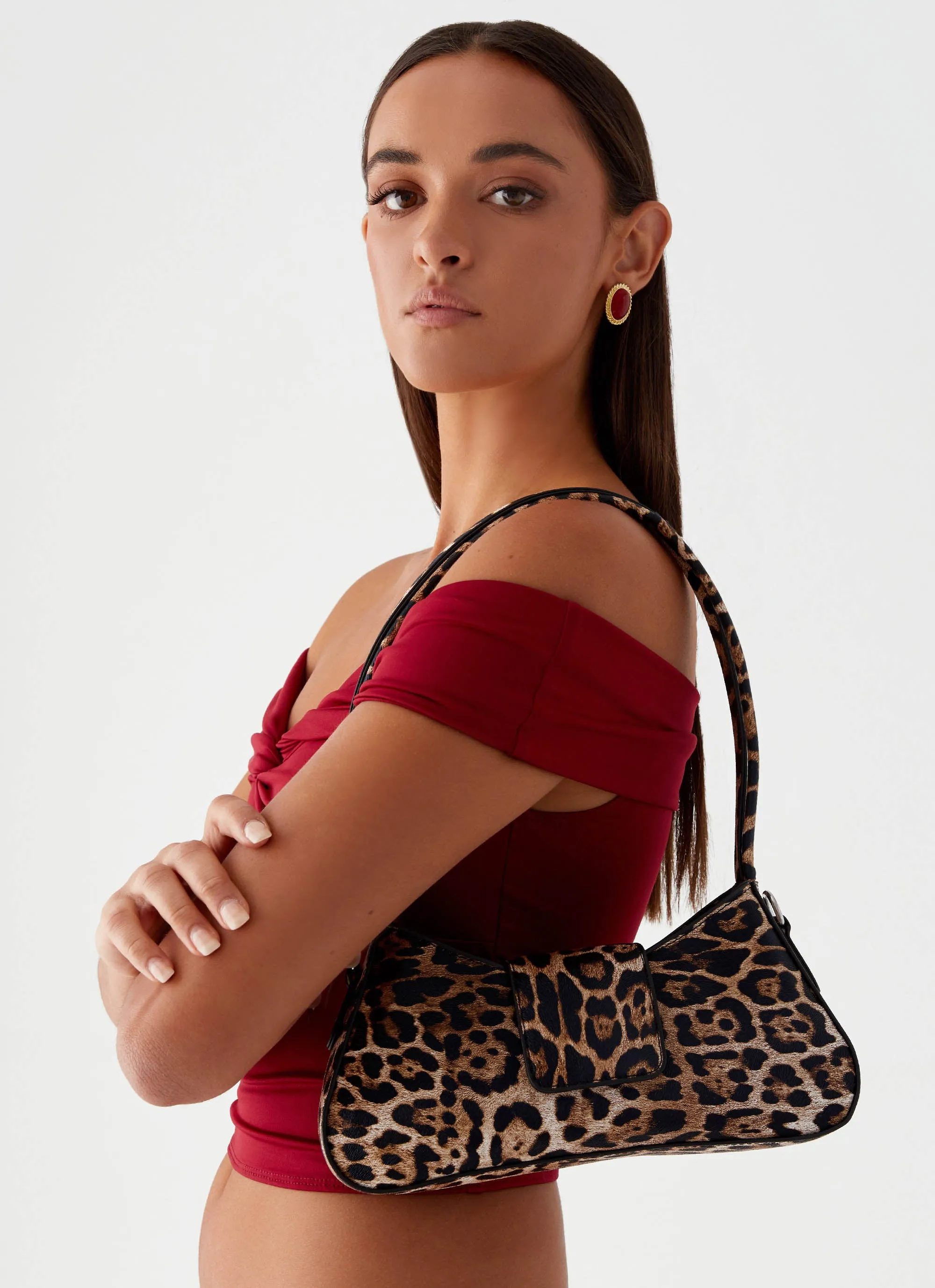 Selma Shoulder Bag - Leopard