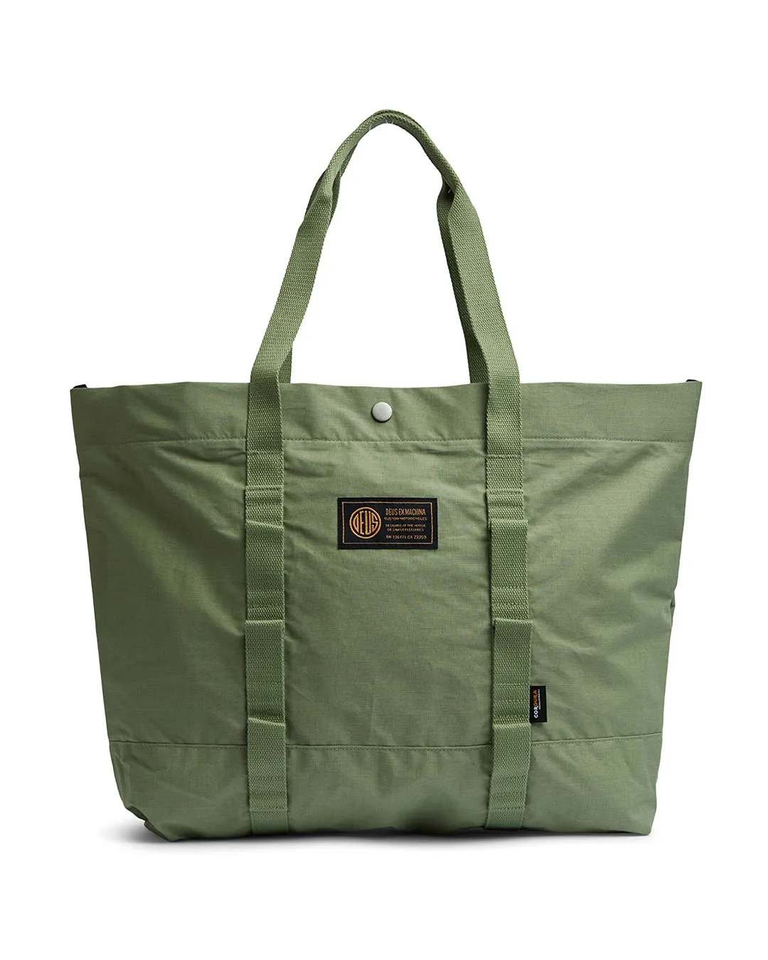 SHOP CORDURA TOTE - OIL GREEN