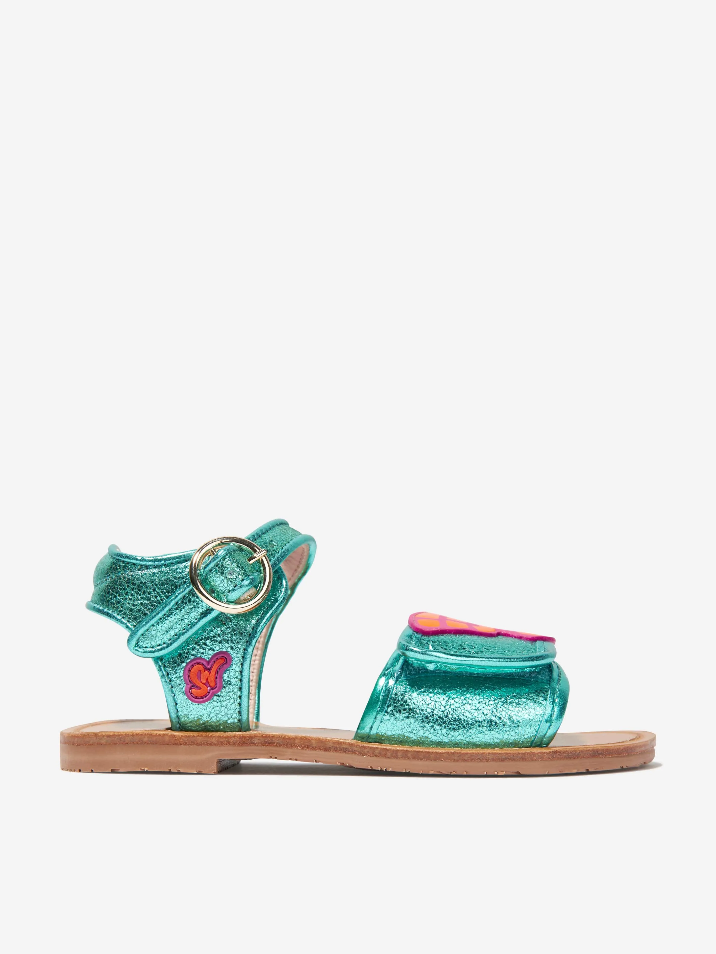 Sophia Webster Girls Leather Butterfly Sandals