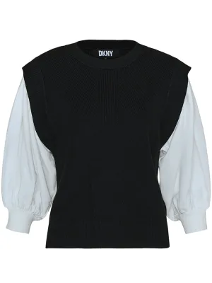 Spun Rayon Nylon Mix Media Sweater