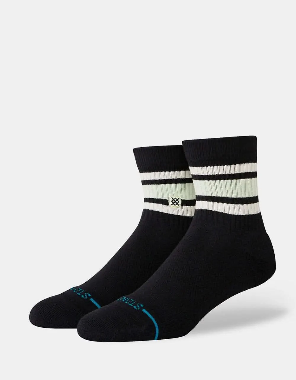 Stance Boyd Quarter Crew Socks - Black