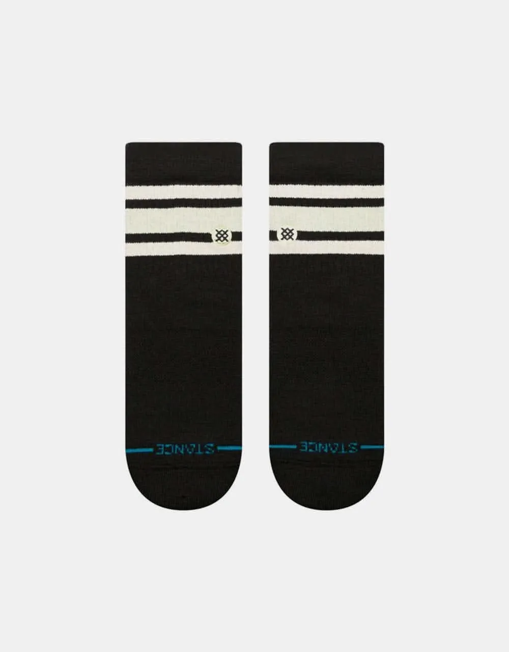 Stance Boyd Quarter Crew Socks - Black